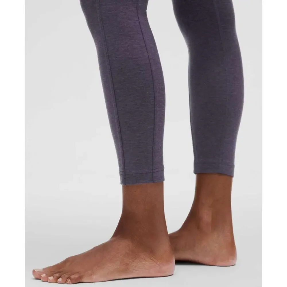 Lululemon Soft Sueded High-Rise Tight 25" Nightfall / Nightfall Size 6 - Picture 6 of 8
